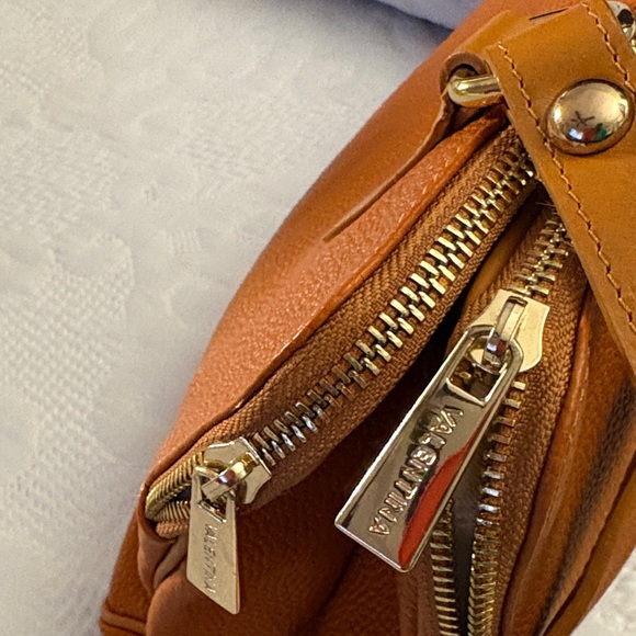 Valentina Rich Tan Shoulder Bag, Genuine Leather, Made in Italy - Picture 3 of 16